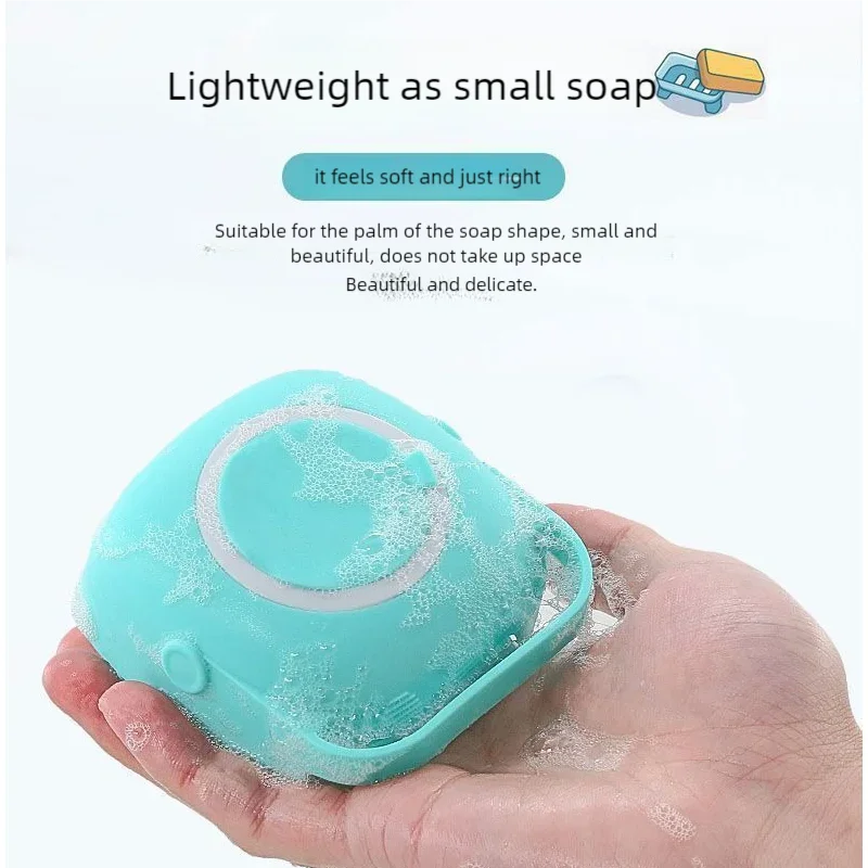 Pet Bath Brush with Shampoo Dispenser