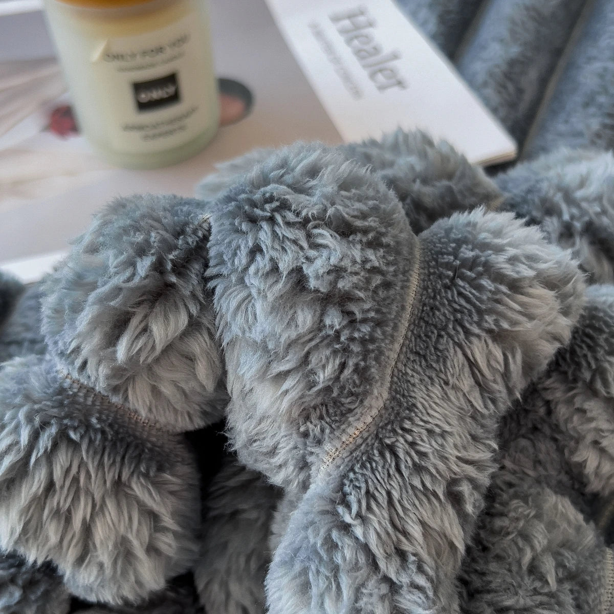 Thick Striped Pet Blanket