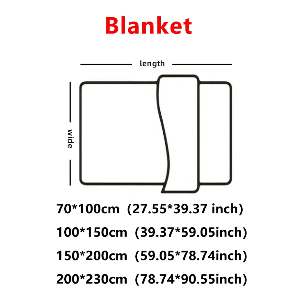 Thick Striped Pet Blanket