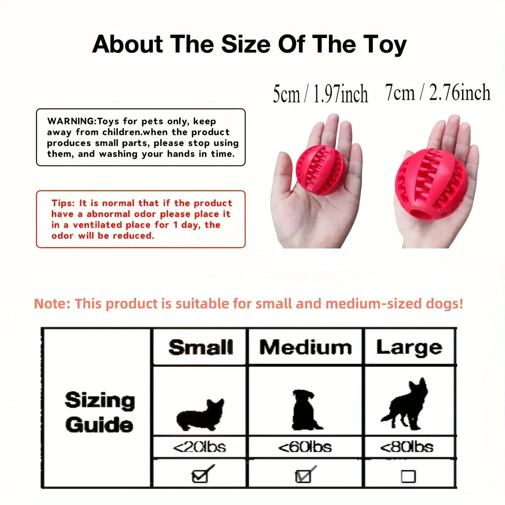 Treat-Dispensing Dog Toy Ball