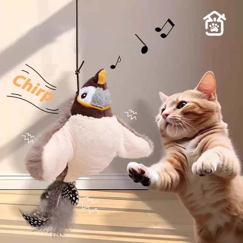iLMH Rechargeable Rolling Cat Ball with Tail
