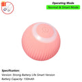 iLMH Rechargeable Rolling Cat Ball with Tail