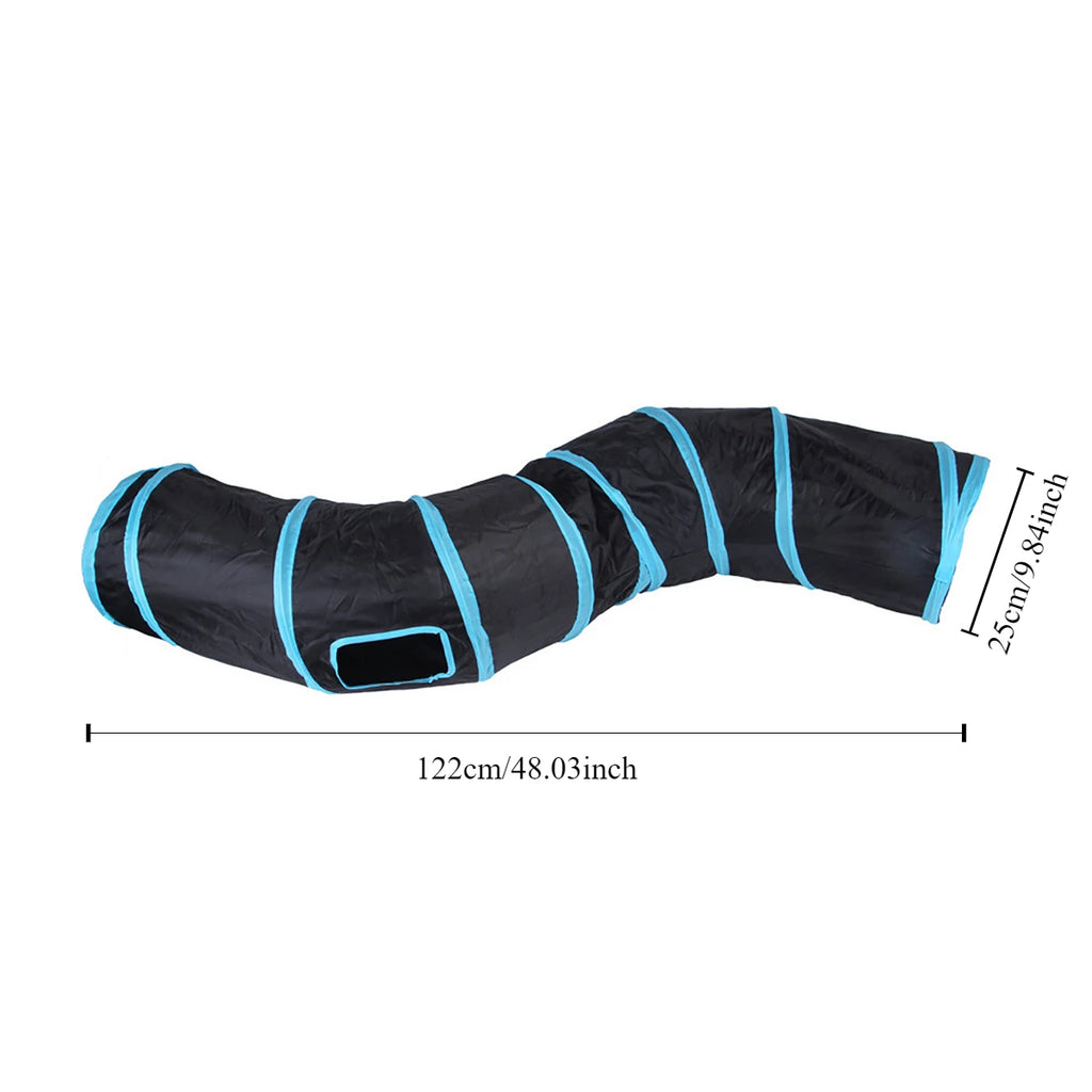 Foldable Cat Play Tunnel