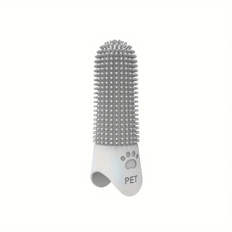360° Silicone Finger Toothbrush for Pets