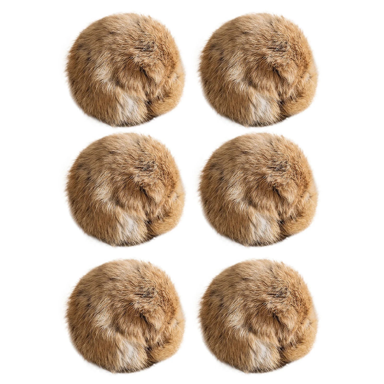 Rabbit Fur Catnip Play Balls – 8 cm