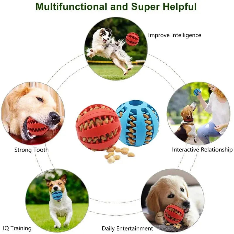 Treat-Dispensing Dog Toy Ball