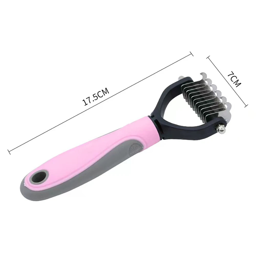 1Pcs Pet Knotting Comb Stainless Steel Double Sided Dog Comb S/L Pet Beauty Hair Removal Tools Cat/Dog Massage Cleaning Supplies