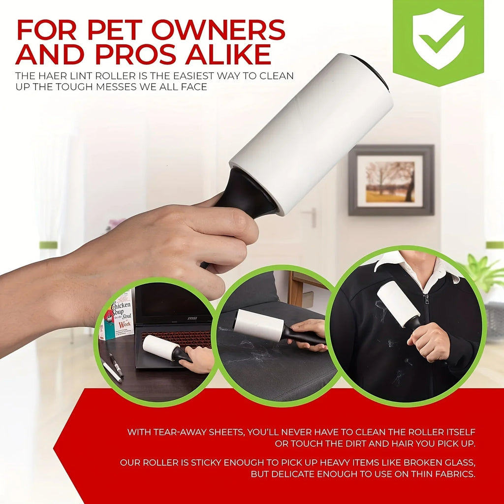 Pet Hair Lint Roller – 60 Sheets per Roll