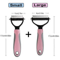 Double-Sided Stainless Steel Pet Grooming Comb