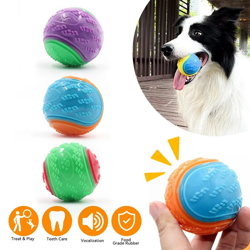 Soft TPR Squeaky Dog Ball