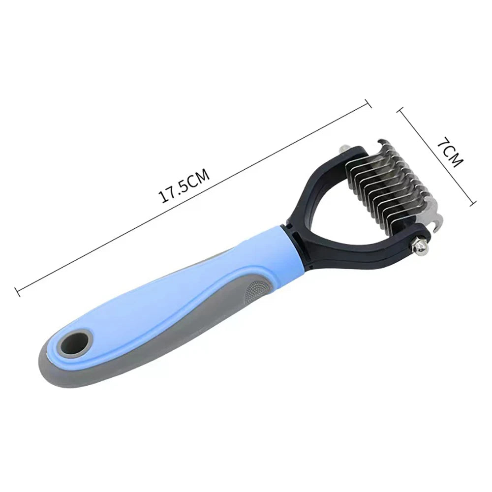 1Pcs Pet Knotting Comb Stainless Steel Double Sided Dog Comb S/L Pet Beauty Hair Removal Tools Cat/Dog Massage Cleaning Supplies