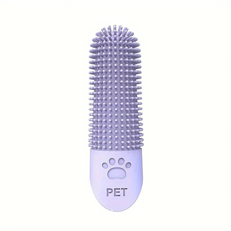 360° Silicone Finger Toothbrush for Pets