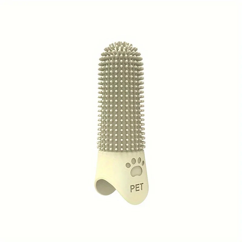 360° Silicone Finger Toothbrush for Pets