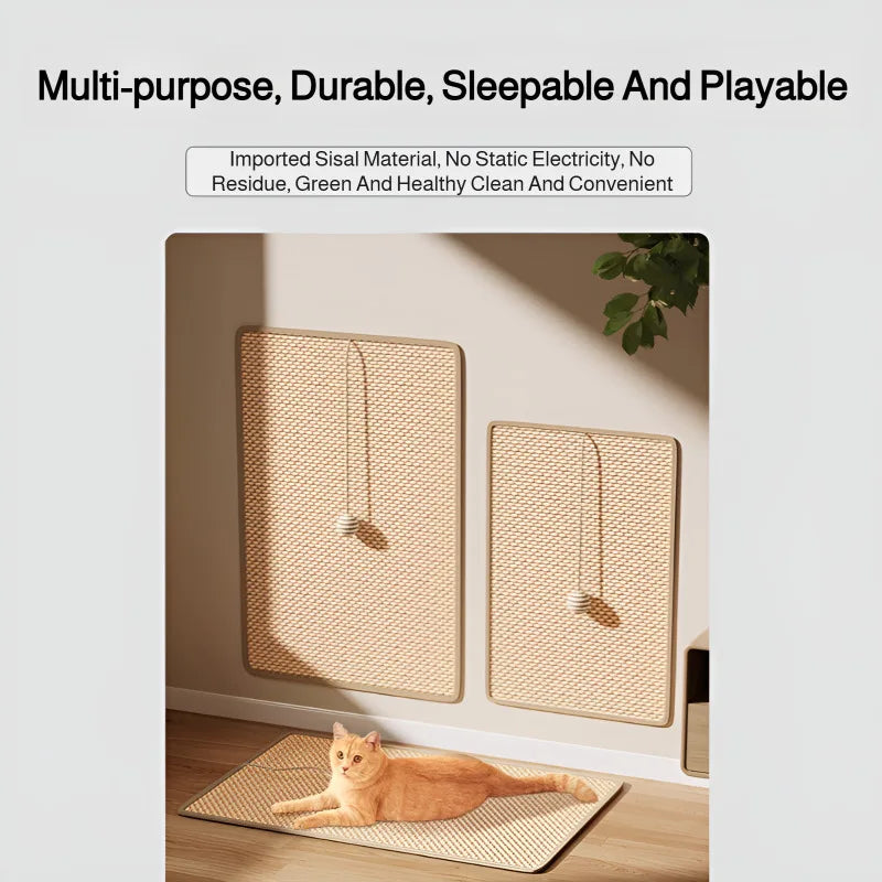 Sisal Cat Scratching Mat & Sofa Protector