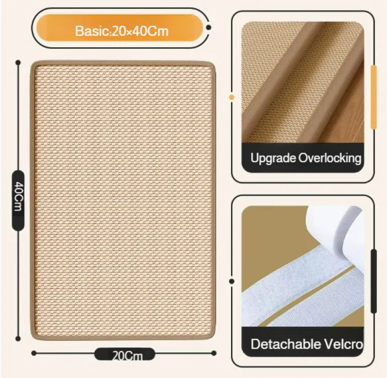 Sisal Cat Scratching Mat & Sofa Protector