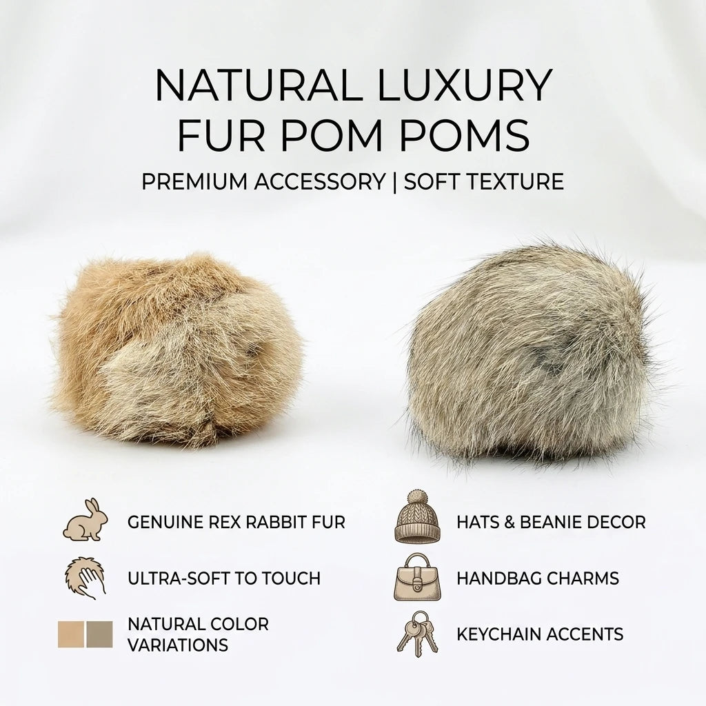 Rabbit Fur Catnip Play Balls – 8 cm