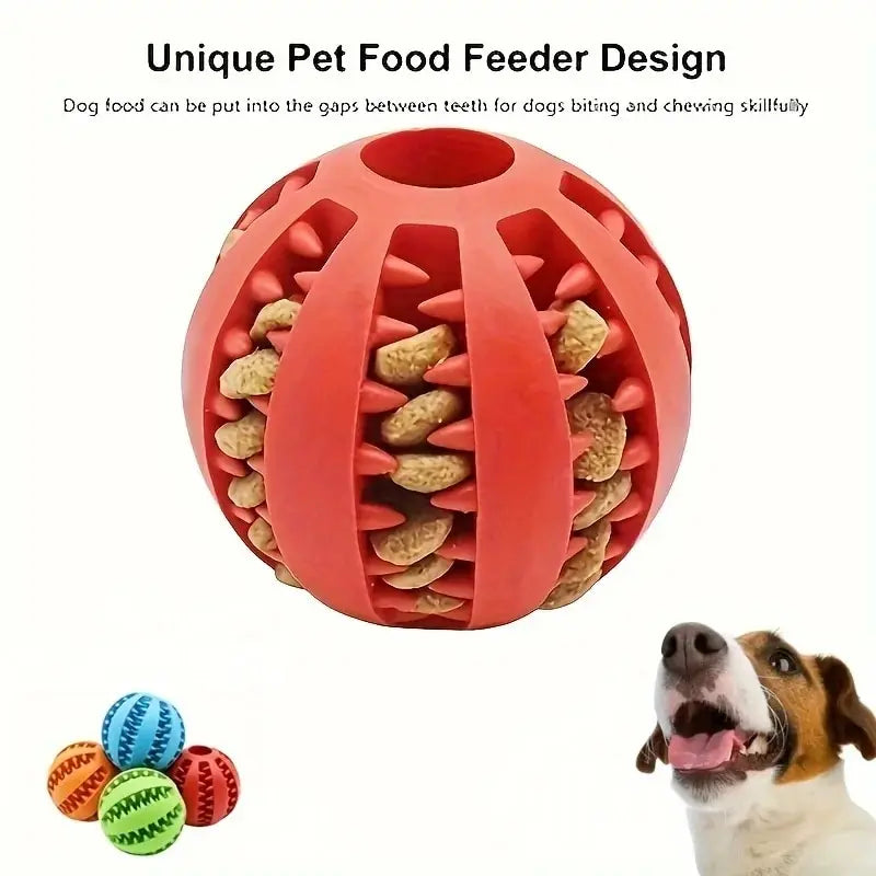 Treat-Dispensing Dog Toy Ball