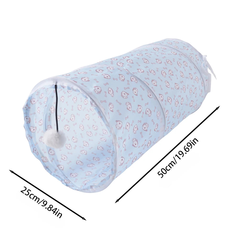 Foldable Cat Play Tunnel