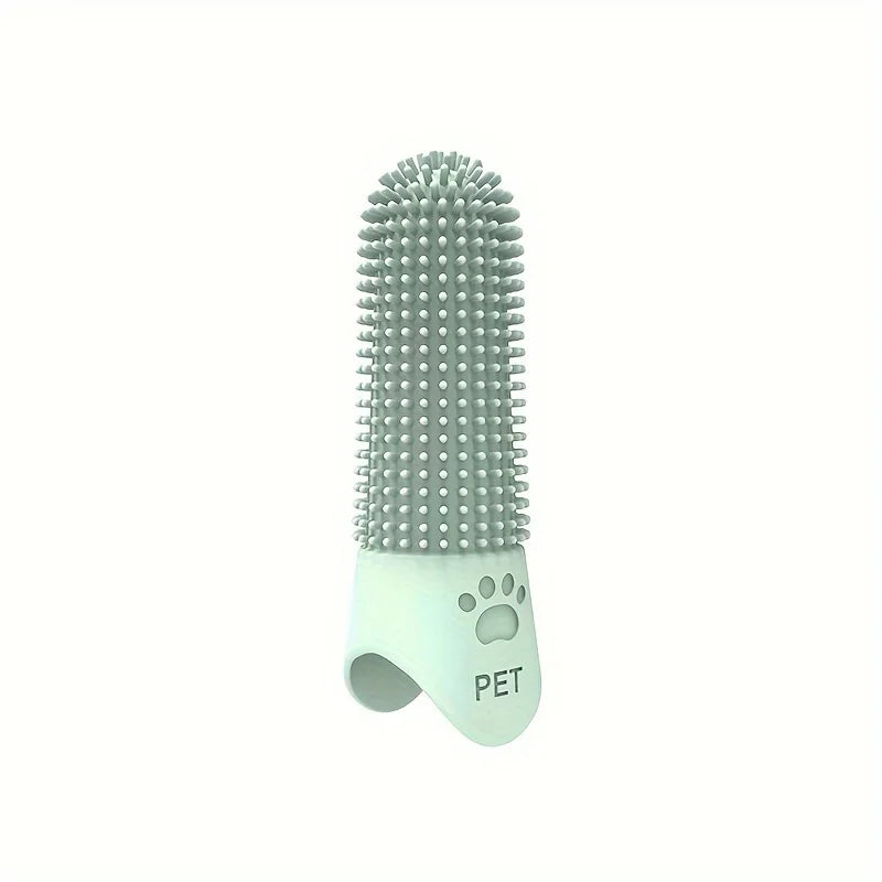 360° Silicone Finger Toothbrush for Pets