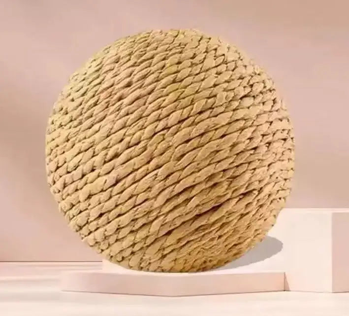 10CM Interactive Sisal Cat Scratching Ball Toy For Kitten Teeth Cleaning Anti Bite Cat Ball Sounding Toy Pet Supplies