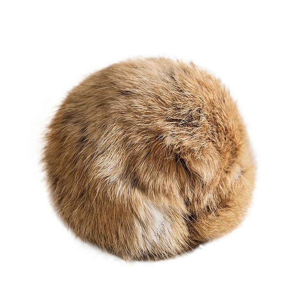Rabbit Fur Catnip Play Balls – 8 cm