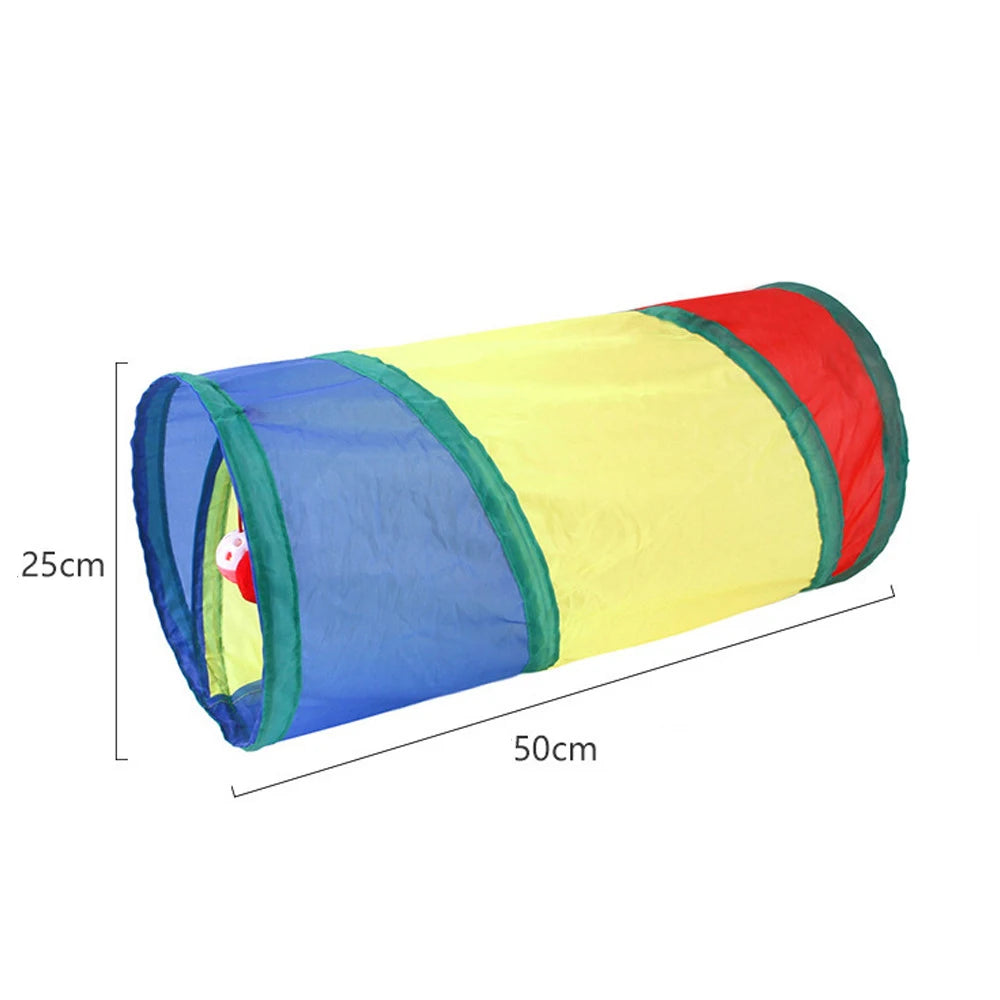Foldable Cat Play Tunnel
