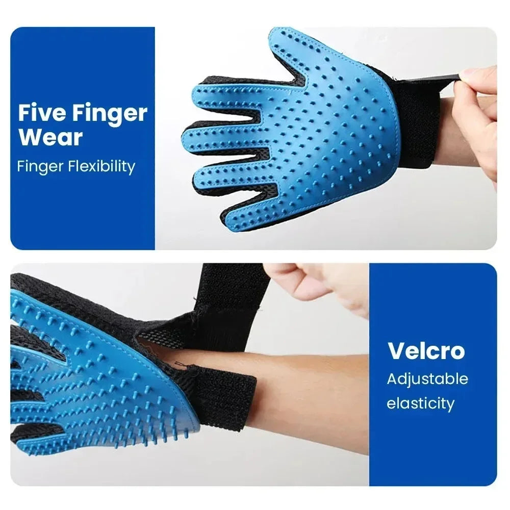 2-in-1 Pet Grooming & Massage Glove