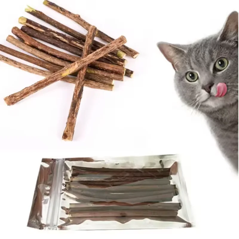 Natural Silvervine Cat Chew Sticks – 10 or 20 Pack